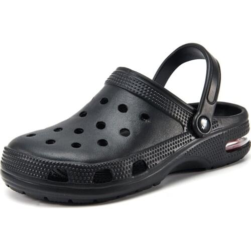 Summer Comfortable Mens Garden Breathable EVA Injection Casual Sandal Woman Beach Slippers Water Shoes Clogs Cheap air cushion