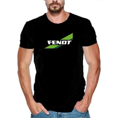 2020 NEW Fendt Farming Tractor Agriculture Machines Mens T Shirt Fashion Design Round Neck Clothing Short Sleeve Cotton Tops