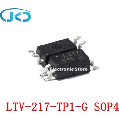 Free Shipping 10pcs/lot LTV217 SOP4 SMD LTV-217-TP1-G L217 Optocoupler Standard SOP-4 New and Original