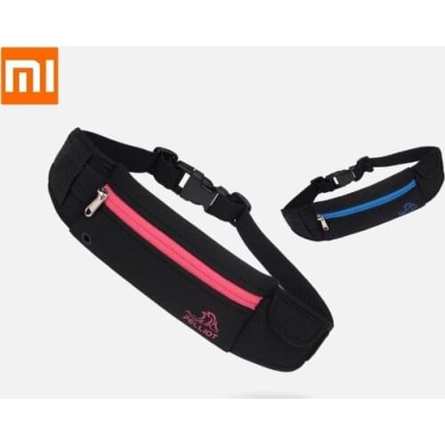 Xiaomi men woman Portable fashion sports belt bag Outdoor Running Gym Cycling Waist Bag Breathable Phone bag