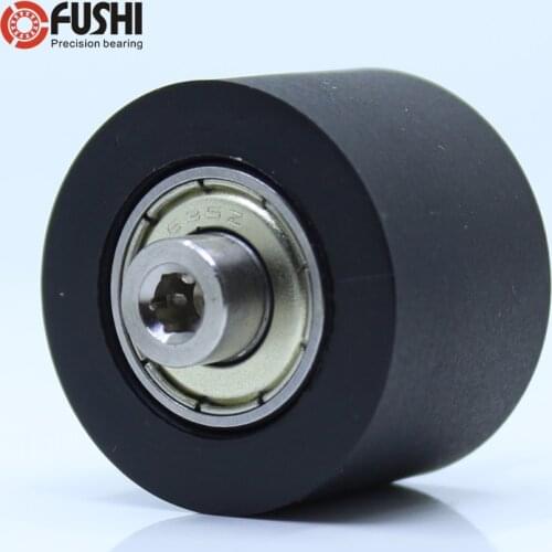 PU 635 bearing 5*40*30 mm with screw Driven roller conveyor belt double bearing wear-resistant guide wheel for Medical equipment