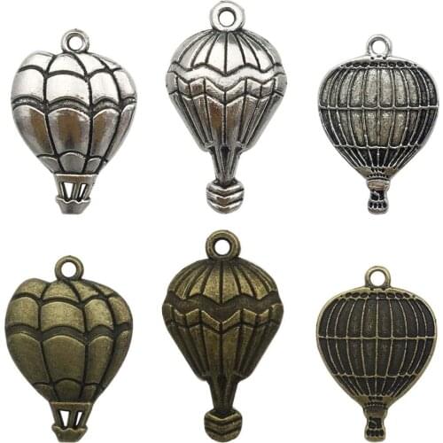 Crazybeads About 60 Pcs High quality Zinc Alloy balloon Shape Retro Style Fine Charms For Jewelry Making