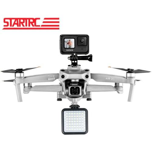 STARTRC DJI Mavic Air 2S Camera Mount Holder Bracket Stand Extender Adapter LED Light Kit For DJI Mavic Air 2 Drone Accessories