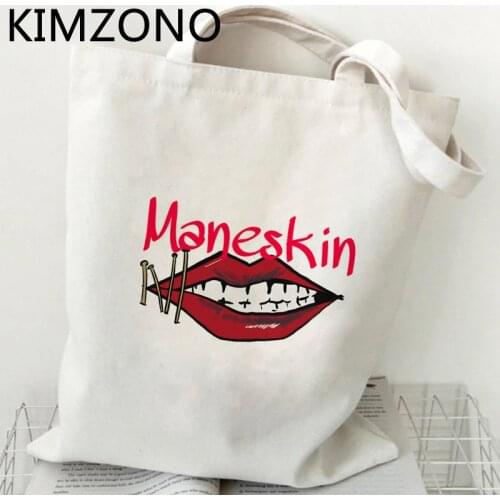 Maneskin shopping bag bolsas de tela handbag jute bag recycle bag grocery eco bag foldable reusable bolsa compra cabas