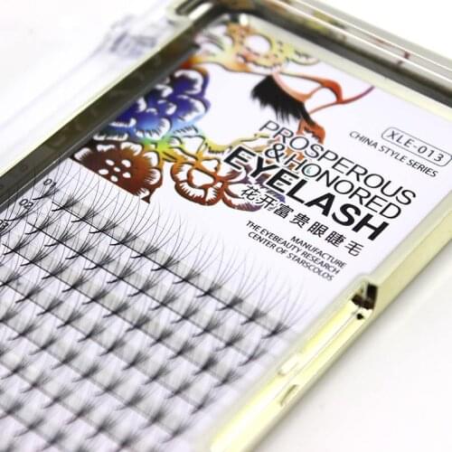 Super Soft 4D Pre-made Fan False Eyelashes Premium Cilia Natural Curl Cluster Silk Eyelash Eye Beauty Makeup