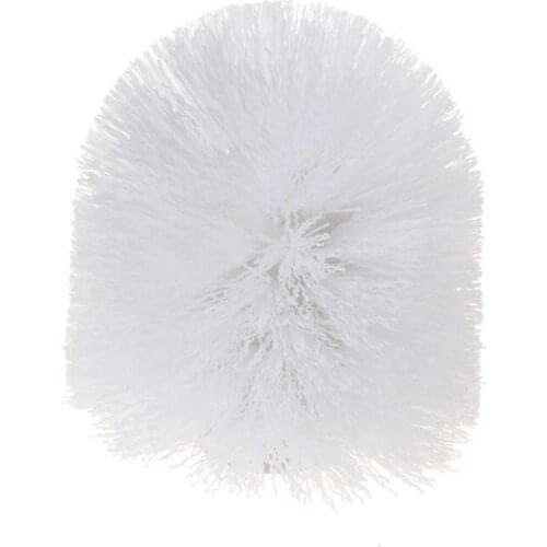 Universal Plastic Toilet Brush Head Replacement White Black Clean Bahroom Tools