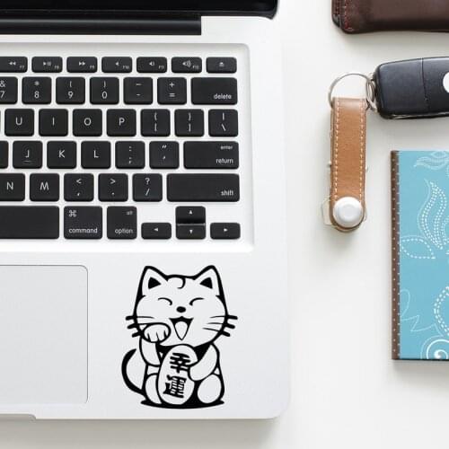 Japanese Lucky Cat Decal Laptop Trackpad Sticker for Macbook Pro Air Retina 11 12 13 15 inch Mac HP Dell Notebook Touchpad Skin