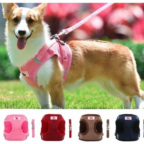 Puppy Cat Vest Harness Mesh Small Dog Harness Leash Set For Pug Bulldog Arnes Perro Cat Dog Harness Vest Pet Shop