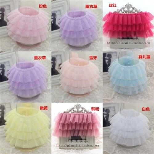 1Meter 20Colors DIY 3D Tulle Pleated Lace Trim for Curtains Bedspreads Pillowcases Clothes Lace Edge Gift Decoration Dolls Skirt