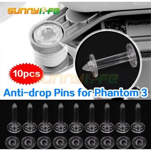 10pcs Gimbal Anti Drop Pins Mounts Nuts Securing Kit Gimbal Anti Vibration for DJI Phantom 3