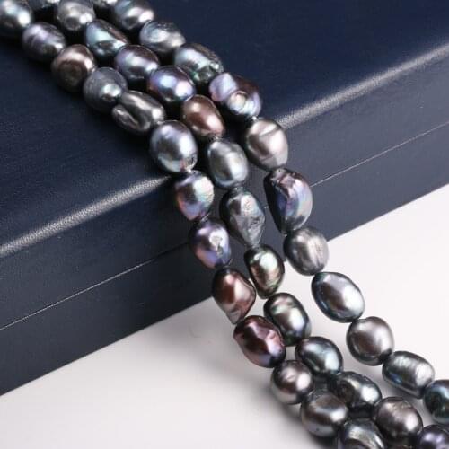 100% Natural Freeform Freshwater Cultured Pearls Beads DIY Beads for Jewelry Making DIY Strand 15 Inches Size 10mm-11mm