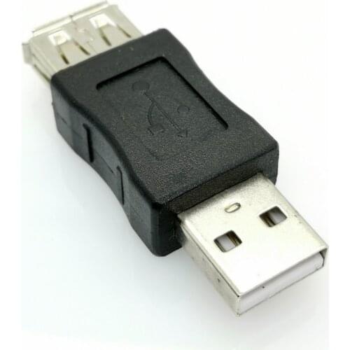 2PCS USB Male Female to USB Male Female Plug Adapter Changer Converter Adapter