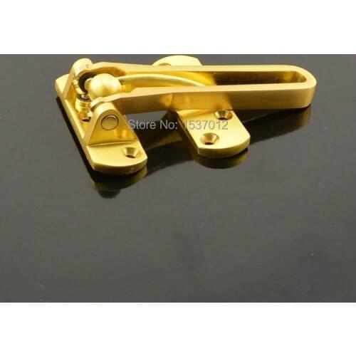 4pcs golden Ajustable Security Door Chain Lock Guard