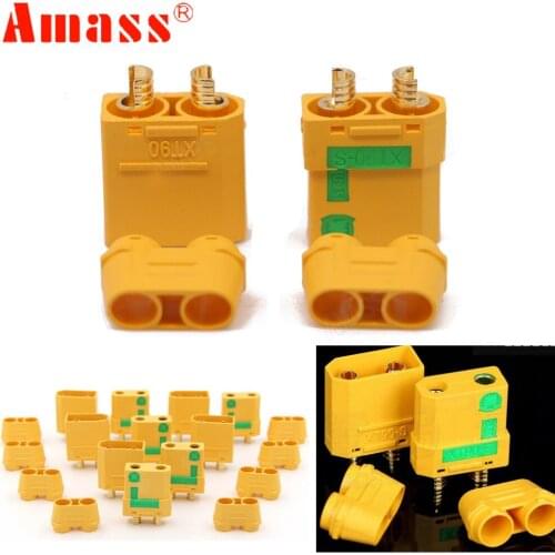 5pair Amass XT90S XT90-S Male Female Bullet Connector anti spark For RC DIY FPV Quadcopter brushless motor
