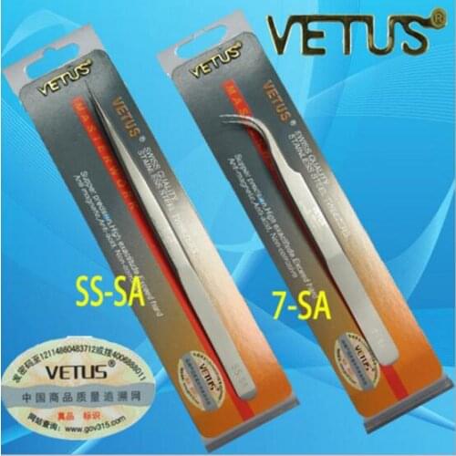 7SA 6SA 1SA 5SA 00SA 10 pcs VETUS Especially for 3D 6D Volume Eyelash Extension Tweezers