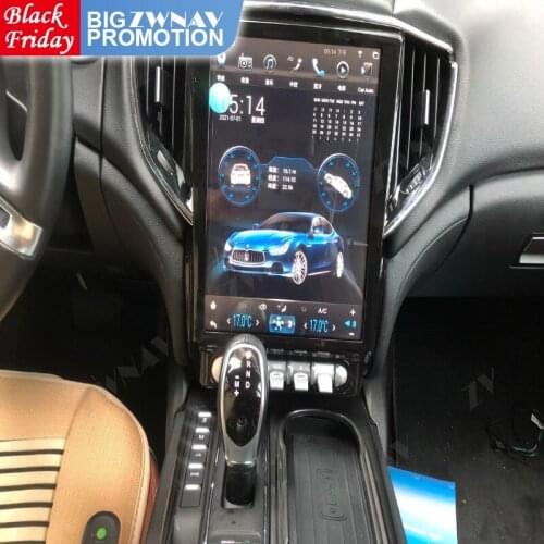 64 Carplay Android Radio Receiver For Maserati Ghibli 2013 2014 2015 2016 2017 2018 2019 Car Audio Stereo Video Player Head Unit