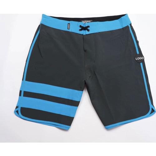 Bermuda Quick Dry Waterproof Mens Phantom Beach Shorts Elastic Spandex Board Shorts Surf Fitness Trunks Swimwear High Quality