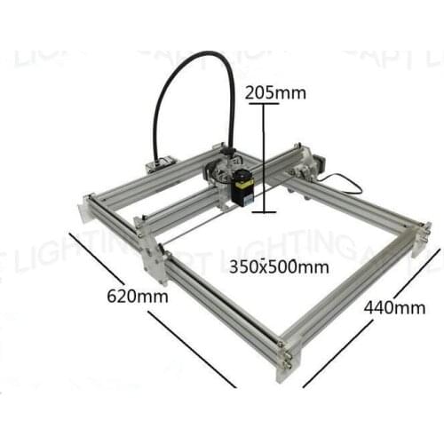 DIY mini 5500mw 5.5w large engrave carve machine 350 * 500 laser engraving carving machine laser printer brands advanced toys