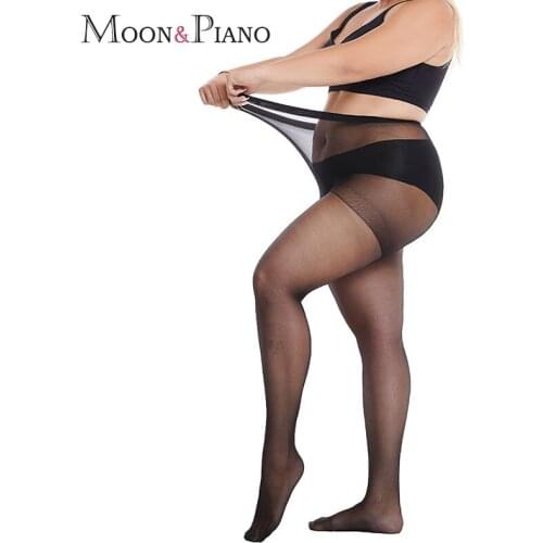 Womens Stockings 20D Plus Size XLXXL Thin Tights Nylon Comfortable Breathable Women High Elasticity Sexy Stocking Pantyhose