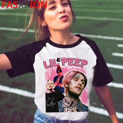 Rip Lil Peep t shirt t-shirt men casual aesthetic 2021 harajuku vintage top tees couple clothes
