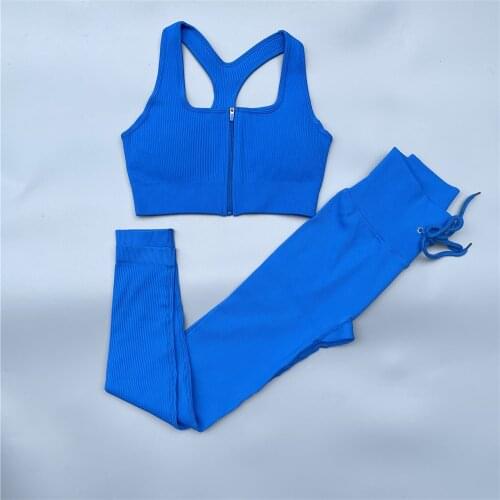 2PCS Seamless Yoga Set Women Tracksuit Womens Running Wear Athletic Crop Top Bra Leggings Workout Outfit Clothes Gym Wear Sport