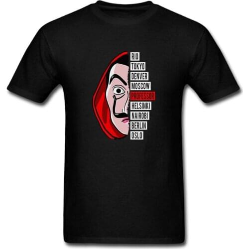 La Casa De Papel Banknote House Money Funny T Shirt Graphic gift TV Series RIO TOKYO tee Fruit 2020 New Style USA size