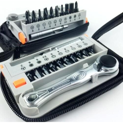 12 in 1 Mini Portable Ratchet Screwdriver Set for Household Electrical Appliances Repair Tool Ratchet Key Tool Hex Screwdriver