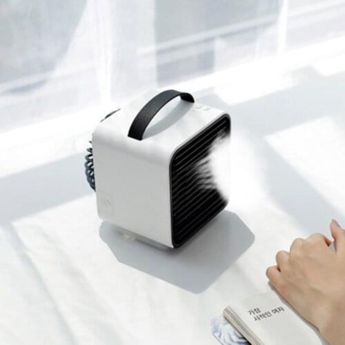 Mini Air Conditioner Fans USB Portable Air Cooler Table Fan Humidifiers For Office Refrigerating