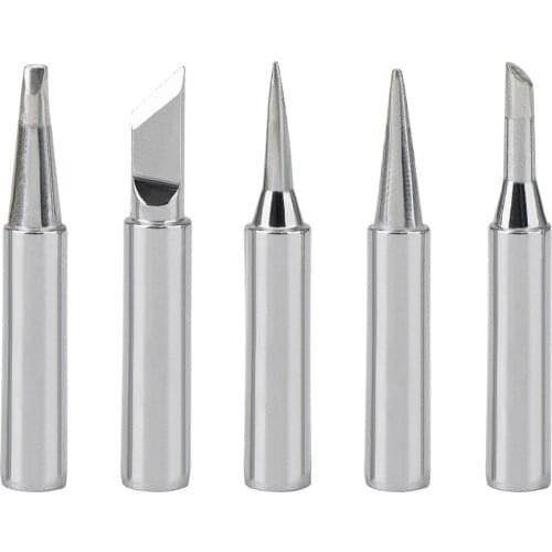 2020 5pcs soldering iron kit New Lead Free Soldering Iron Tips Replacement For Soldering Repair Station 908 908S Weller