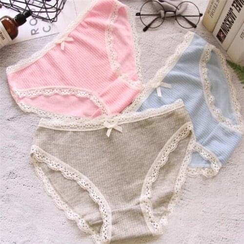 7 Pcs Cotton Underwear for Girls 2018 New Children Soft Panties Teenages Candy Color Briefs SQ-0756-7P