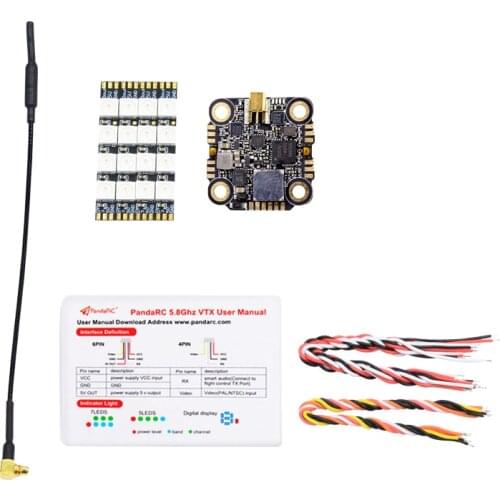 PandaRC MINI VT5804 L1 PitMode 25/100/200/400/600MW VTX / LED Control / Build-in BUZZER 3IN1 For FPV RACING DRONE