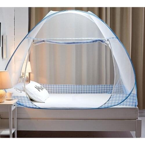 Foldable Automatic Installation Yurt Camping Mosquito Nets Yurt Prevent Insect Tent Curtains for Beds Bedroom Decor
