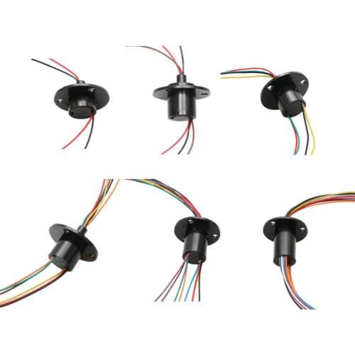 M Slipring Wind Generator 5A 10A 15A 30A Large Current Ring 2/3/4/6/8/12 Channels Capsule Rings Rotary Joint Head