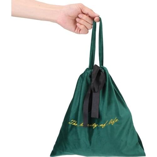 Wedding Souvenir Bag Skin-friendly Dutch Fleece Storage Bags Velvet Drawstring Pouch Gift Makeup Packaging Pouches