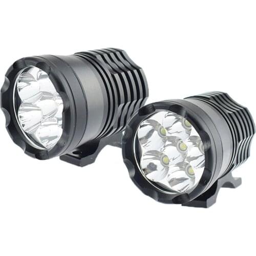 Motorcycle LED Headlight 12V 60W 6000K White LED Motorbike Spotlight Headlamp Waterproof Moto Spot Head Lights Driving Lamp DRL