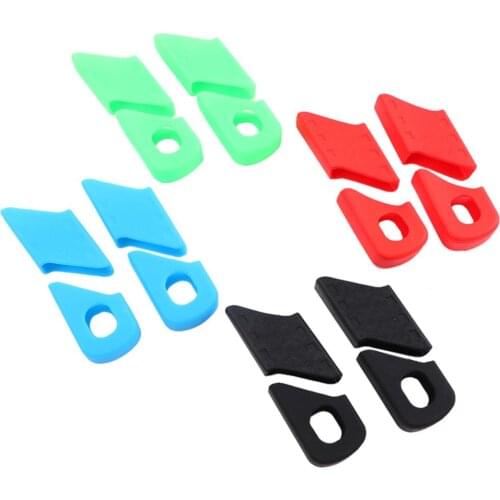 Universal Bicycle Silicone Crank Arm Boots Protectors MTB Bike Crank Protective Sleeve Cover Crankset Protection