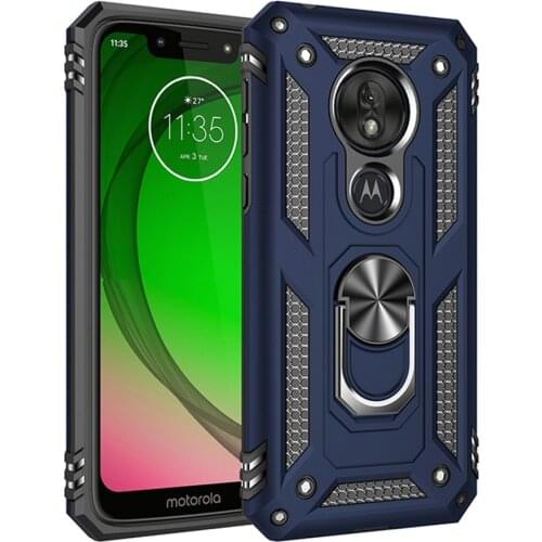 For Motorola Moto G7 Play Case Cover Armor Rugged Military Car Holder Ring Case For Motorola Moto G7 Play G7play Coque Funda