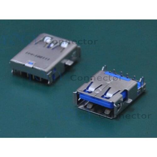 10pcs) 17mm USB 3.0 Jack fit for ASUS A43S X43S K43 X44L K53 N53SV K53Z Series laptop motherboard female usb connector port