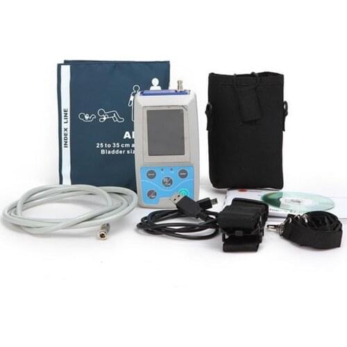24HOUR NIBP Monitor Ambulatory Blood Pressure Monitor Holter ABPM50 usb SOFTWARE CONTEC Brand Hot Sale High Quality Free 3 CUFF