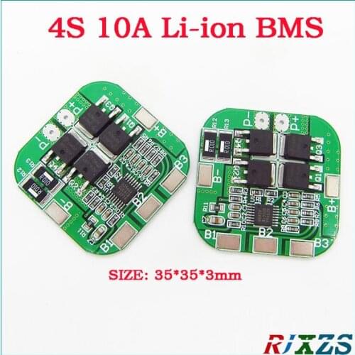 4S 10A 14.8V 16.8V 20A peak li-ion BMS PCM battery protection board bms pcm for lithium LicoO2 Limn2O4 18650 li battery