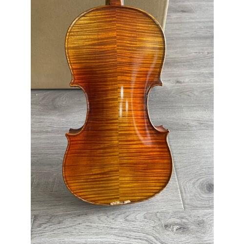 60 years of spruce! All handmade top Oil Varnish 4/4 3/4 Violin All European Wood violino Concert case+bow+strings Pine oil