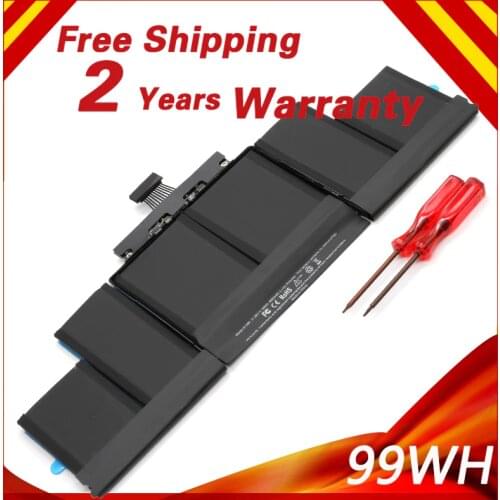 A1494 laptop battery 11.26V 8800mah 99Wh For Apple MacBook Pro 15" Retina A1398 ME239 ME294 A1494 (2014 2013)