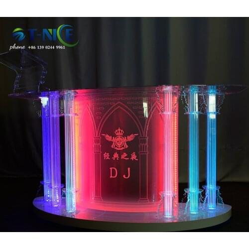 AKLIKE Dazzle Colour Fashion Wide Range For Application Multi-Function Acrylic Pulpit Remote Control Change Color Of The Light