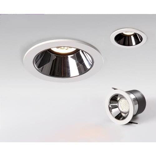 Anti-glare LED Wall Spotlight 24° Wall Washer Downlight 12W 15W 18W Dimmable 110V 220V Ceiling Lamp Hotel Living Room Lighting