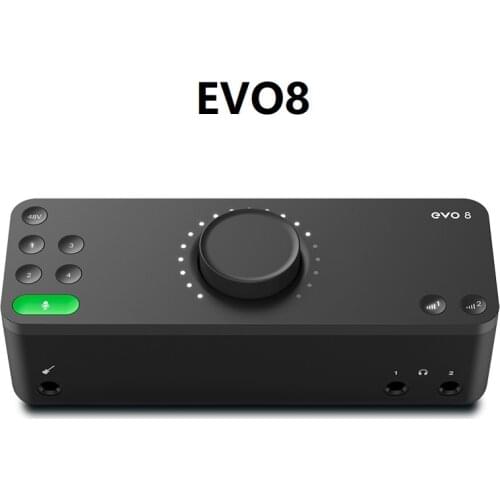 Audient EVO8 4-In / 4-Out Audio Interface Portable Professional Live Recording & Editing Sound Card Arranger Smart Controller