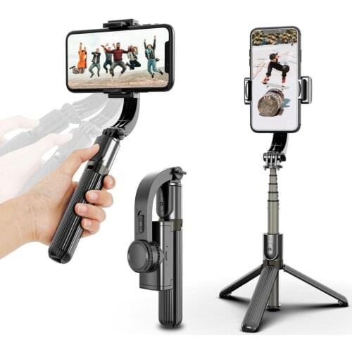 Wireless Bluetooth selfie stick Foldable Tripod Handheld Gimbal Stabilizer Smartphone Selfie-Stick For Iphone Huawei
