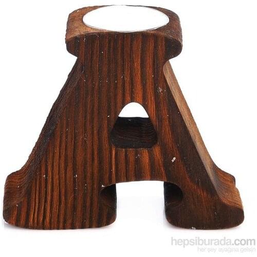 Dessen Wood Decorative Letter A candle holder candle and candlestick свеча и подсвечник vela y candelero