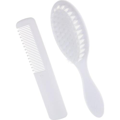 Baby Hair Brush And Comb Set For Newborns Infant Hair Care Head Massager
