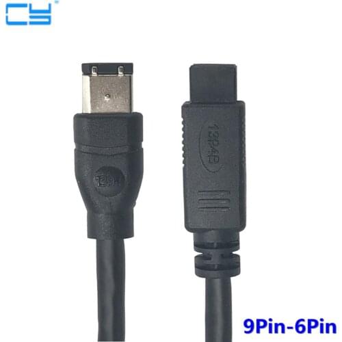 FireWire 800 to 400 9 to 6 pin Cable (9pin 6pin) IEEE 1394 Firewire 800 9-pin/6-pin Cable 1.8m 3m 4.5m 6ft 10ft 15ft