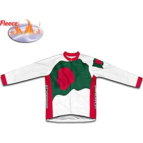 Classic Retro Bangladesh Cycling Jersey Winter Thermal Fleece Pro Team Bicycle MTB Mens Road Outdoor Wear Bike Clothing